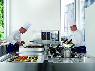 Electrolux Professional Commercial Modular Cooking Chefs Preparing Food