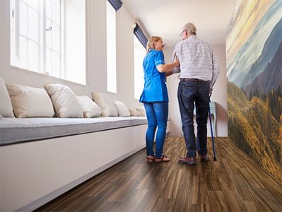 Altro Wood Adhesive Free Safety Flooring Healthcare Interior