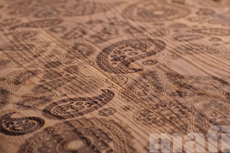 Carving Paisley Oak Brushed White Oil_CU2
