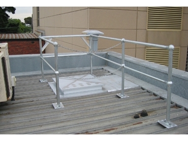 AM-BOSS Rooftop Railings for Safe and Secure Roof Access