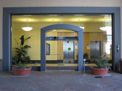 Assa Abloy SW200 Integra Hotel Lobby Entrance With Swing Door System