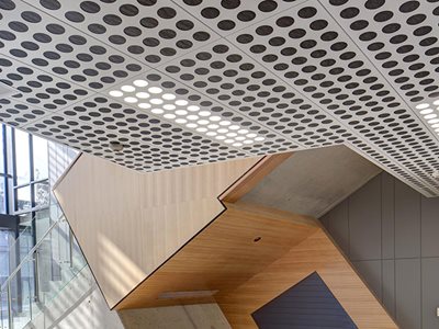 Armstrong Ceiling MetalWorks Mesh and Metal Ceilings Stairs