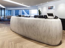 Corian® for reception counters