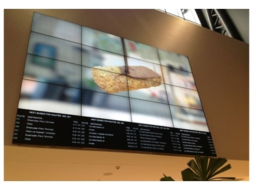 Information Video Wall Display for Corporate Lobby or Office Reception Area from JDS l jpg
