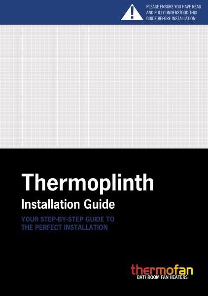Thermofan Thermoplinth installation guide