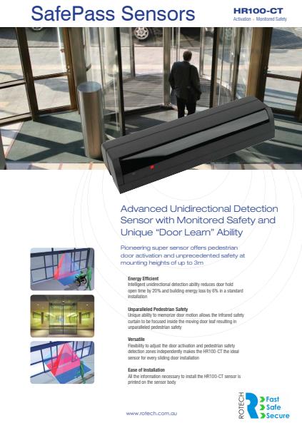 DS SafePass HR100 CT Door Activation Sensor