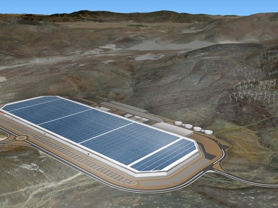 Tesla is installing one of the world&rsquo;s largest solar arrays at its Gigafactory 1 in Nevada. Image:&nbsp;EPA
