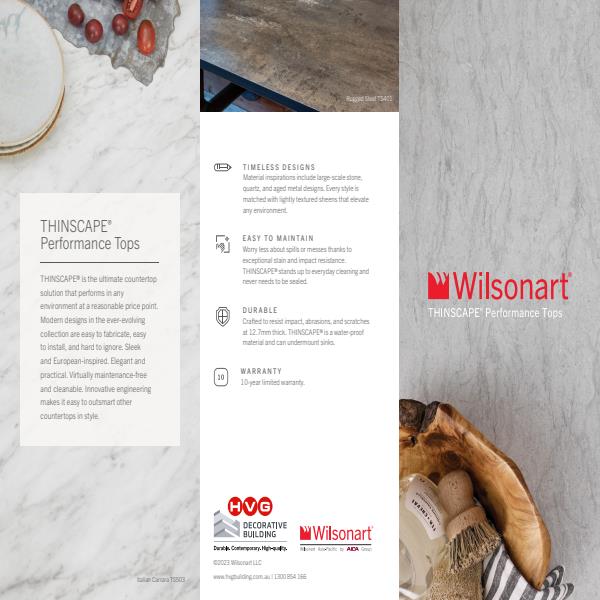 Wilsonart® Thinscape Brochure 