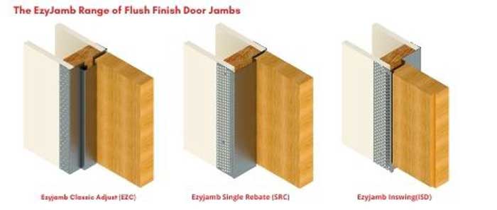 EzyJamb range of flush finish door jambs