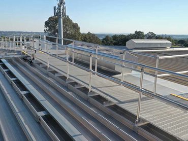 Moddex's modular aluminium handrail system ensured the site improvements met compliance and specs