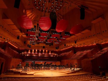 18 new acoustic reflectors are set in a range of different positions, depending on the music being played (Credit Lisa Maree Williams, Getty Images for Sydney Opera House)