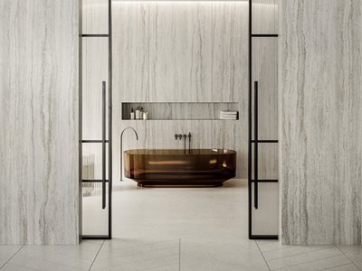 Cosentino Dekton Pietra Edition Trevi Polar Bathroom 1