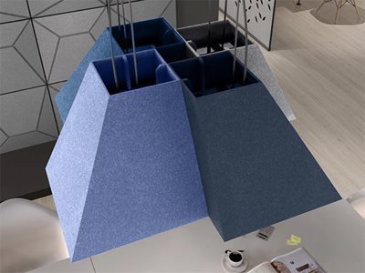 Acoustek Pyramid Enclave Blue