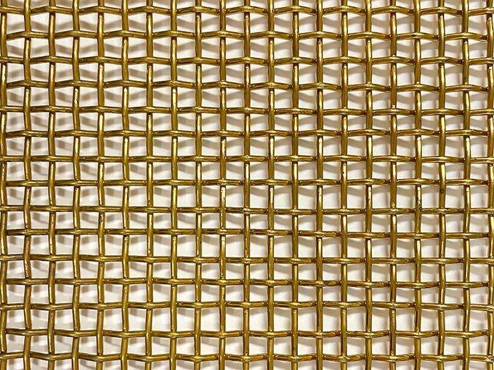 Perforated Brass Mesh
