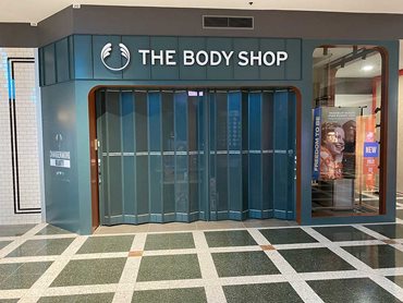 ATDC’s folding door at The Body Shop