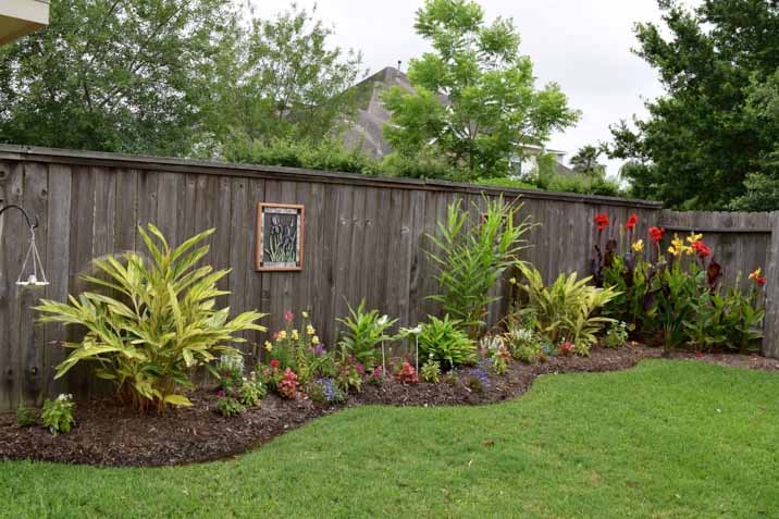 fence with garden protection design ideas lining fence small backyards