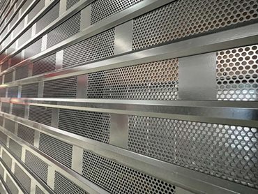 Security, ventilation and through visibility features can be combined in roller grille/ security grille options