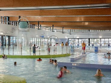 The aquatic centre at Bay Pavilions