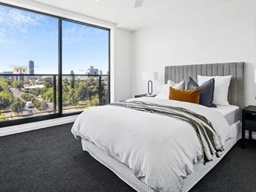 Carpets from the Avenue and Langhorne Hut ranges were installed throughout the apartments