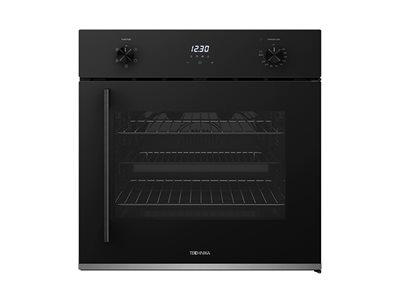 Built In Oven Technika Black Front View