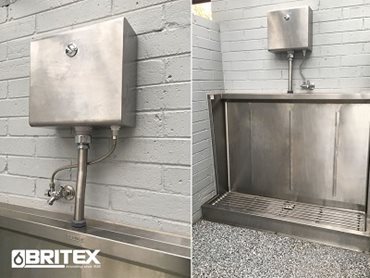 Britex sanitary fixtures at Hanging Rock Toilet Block