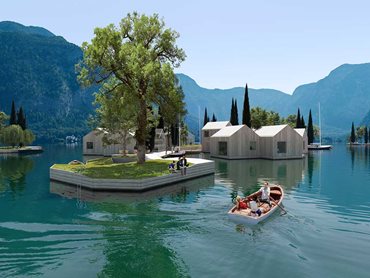 Land on Water can be used to build floating houses, campsites, public spaces and even infrastructure