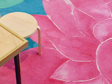Designer Jet precision dye injection carpet