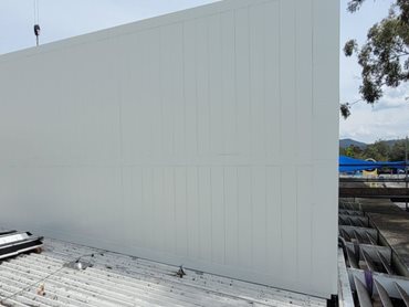 The screens provide 100% visual barrier for the bulky HVAC&R unit