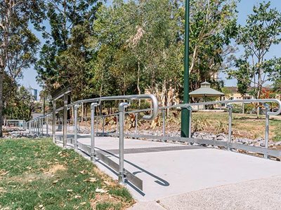 Moddex Assistrail Disability Handrail Ramp Park