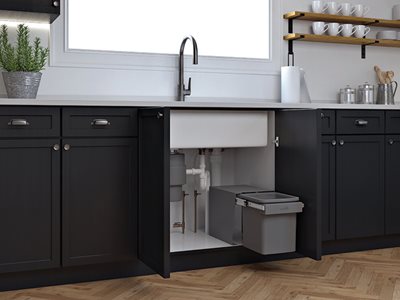 Hideaway Bins Cottage Style Kitchen KCF115SCH