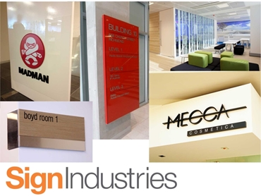 Architectural and Custom Signage Design and Manufacture from Sign Industries l jpg