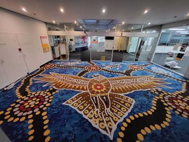Dreamtime Flooring supplies Indigenous story enriched artisan carpets and crafted vinyl around Australia