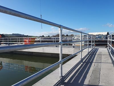 Moddex Tuffrail Industrial Handrails Dock