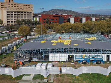 Framing made from TRUECORE steel is structurally very sound, which helped to allow for large spans of ceilings