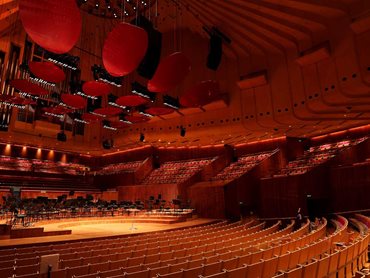 The renovation delivers improved acoustics for artists and audiences in both orchestral and amplified mode (Credit Lisa Maree Williams, Getty Images for Sydney Opera House)