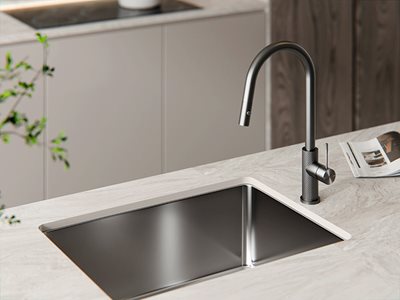 Nero Tapware Opal Pull Out Sink Mixer 3