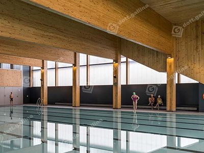 Light And Space Roofing Systems ArcoWall Indoor Pool