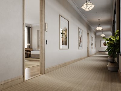 Gibbon Architectural SynSisal® Sisal Without Limits Hallway