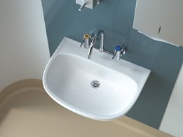 G Series+ exposed wall sink set: Combining functionality with infection control abilities