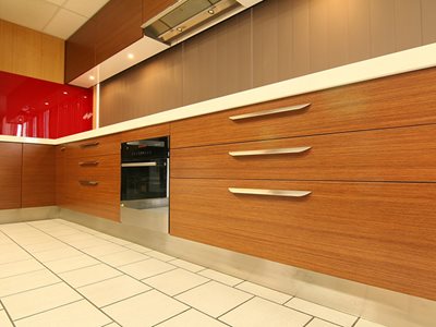 Truewood Residential Kitchen Timber Veneer