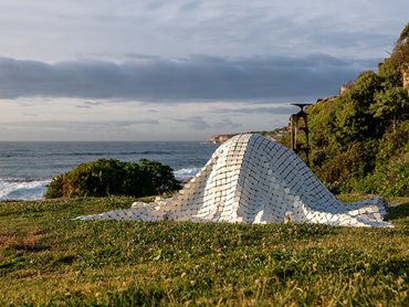 Lucy Barker, ‘Glittering Prize’, Sculpture by the Sea, Bondi 2024. Photo Daniel Varrica