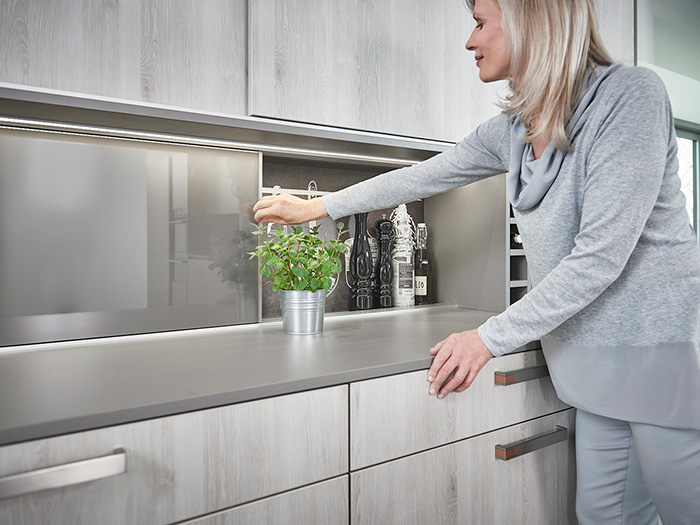 SlideLine M sliding door system: Gets design moving in the kitchen 