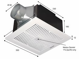 Motion sensor exhaust & ventillation fan