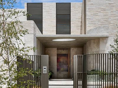 Robertson Krause Empror Bricks Stone Soul House Entrance