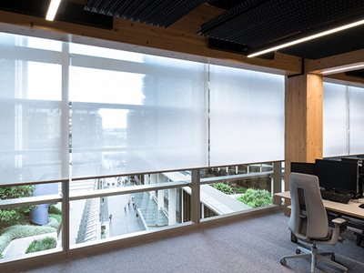 Horiso Climate Ready Fabrics Sea-Tex Blinds Wework Barangaroo