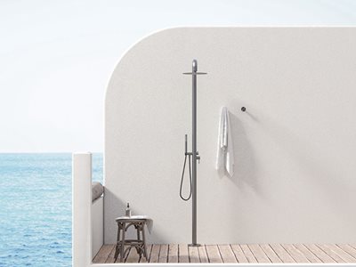 Nero Tapware Zen Collection Outdoor Shower Column GR