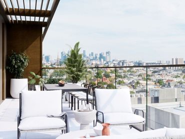 Each penthouse is provided a spacious terrace along with sweeping views of the city or the Dandenong Ranges