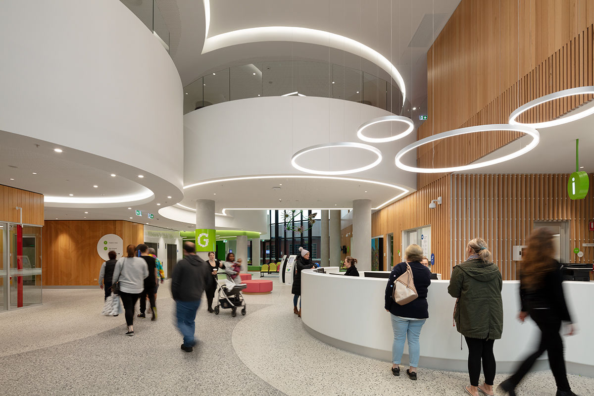 Joan Kirner Women’s and Children’s Hospital interior desk