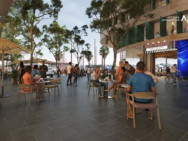 The Blackwattle Bay precinct will see world-class public spaces delivered as a priority