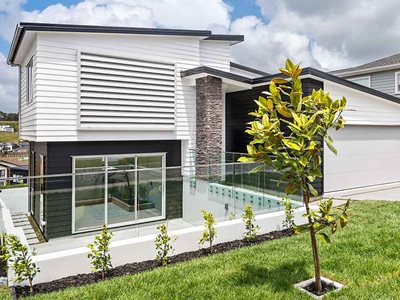 Exterior View of LouvreTec Louvres Residential Facade